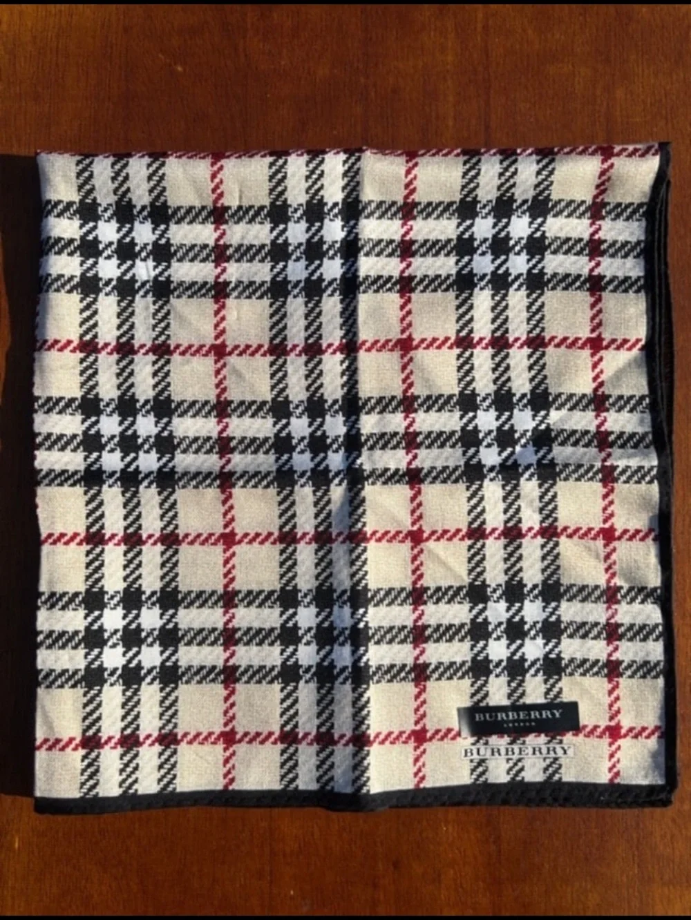 New cotton Burberry scarf